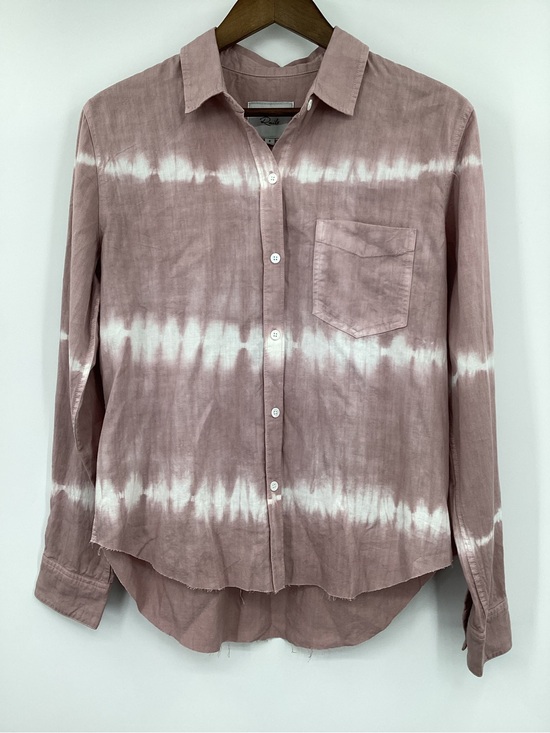 Rails Tops - Rails Men's Dusty Rose Tie-Dye Button-Down Shirt